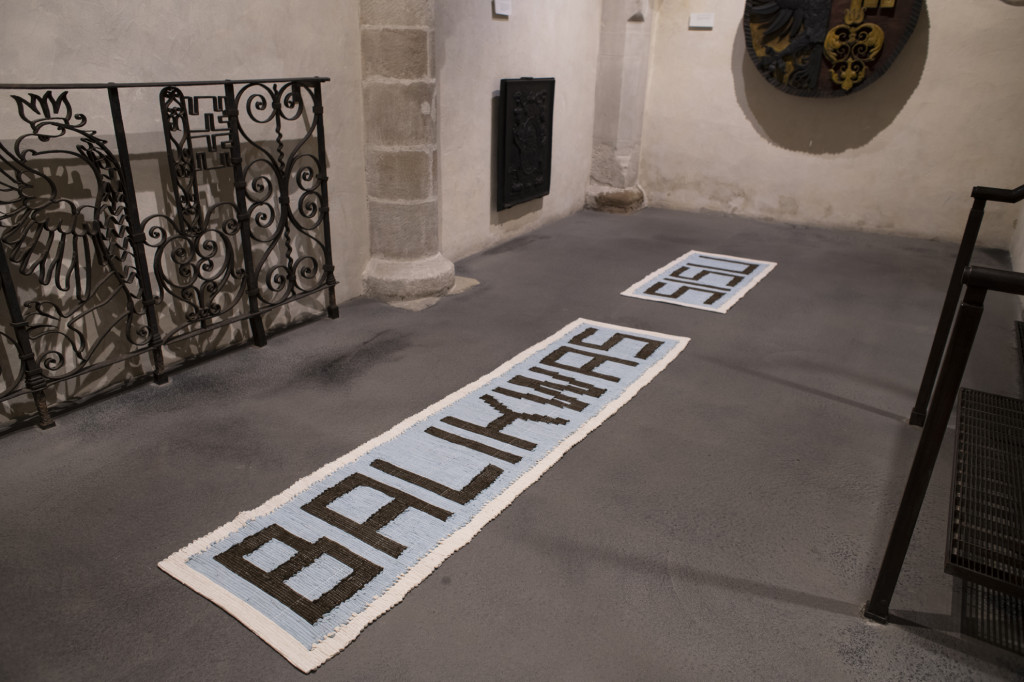 Installazione dei 7 manufatti che compongono l’opera “La ragione nelle mani” alla Maison Tavel/Musée d’Art et d’Histoire, Ginevra (CH) Photo ©Christian Tasso